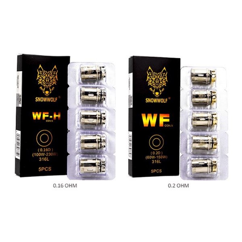 SnowWolf Mfeng WF Replacement Coils (Pack of 5)