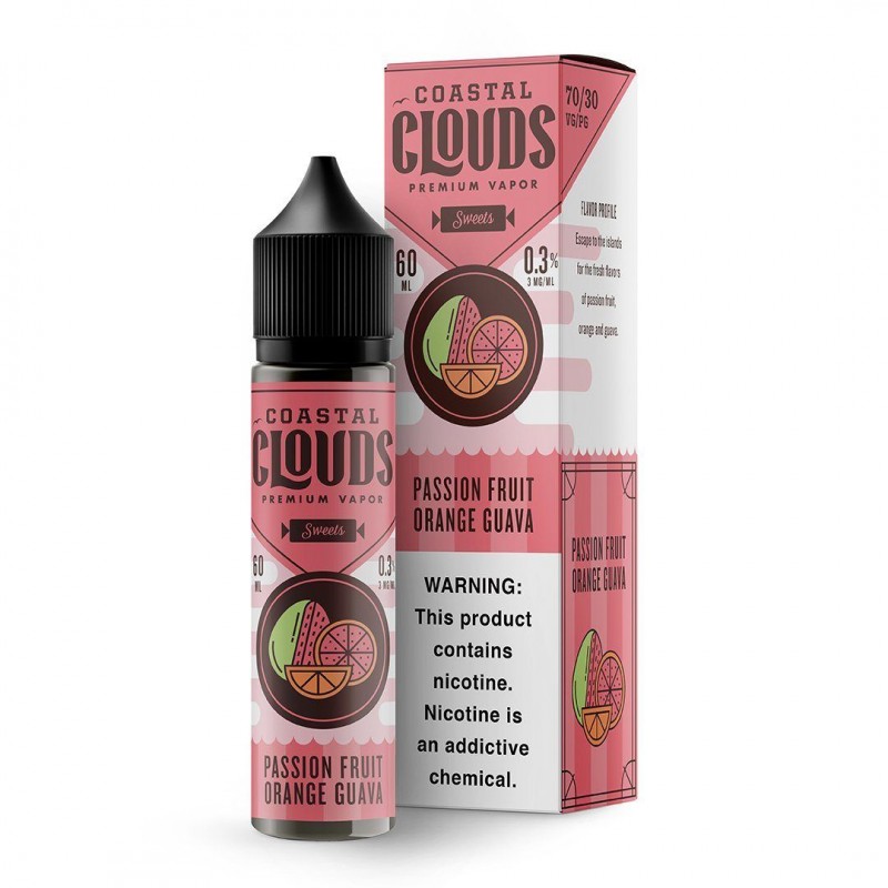 Passion Fruit Orange Guava by Coastal Clouds 60ml