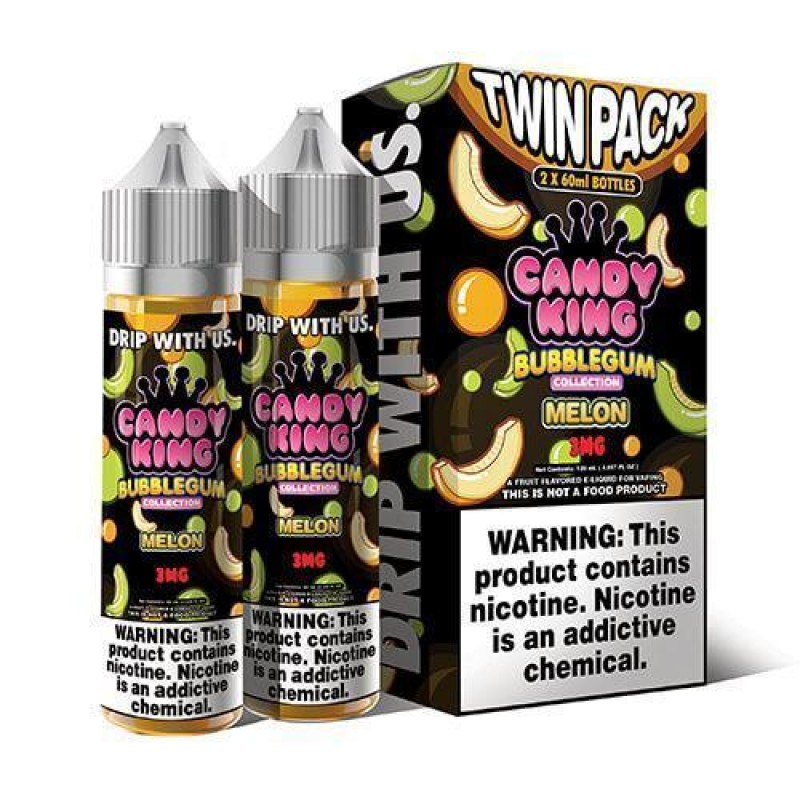 Melon by Candy King Bubblegum 120ml