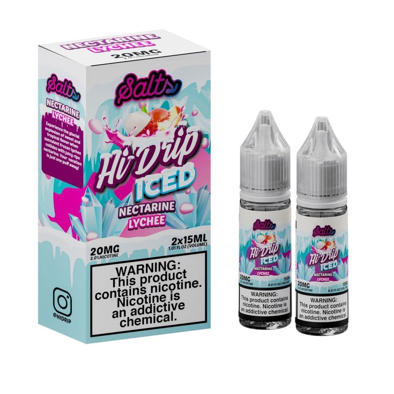 Iced Nectarine Lychee by Hi-Drip Salts 30ml