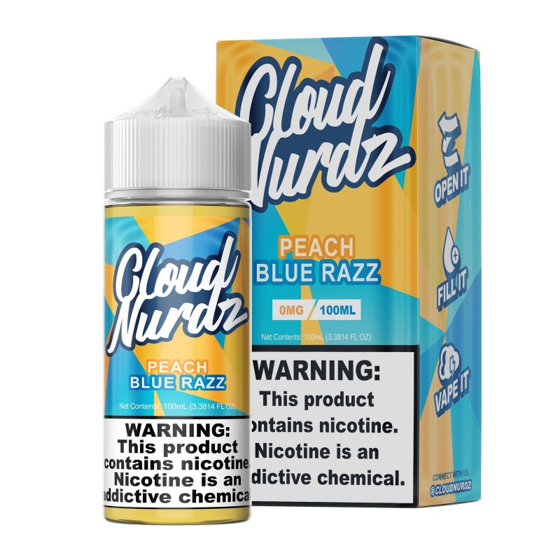 Peach Blue Razz by Cloud Nurdz 100ml