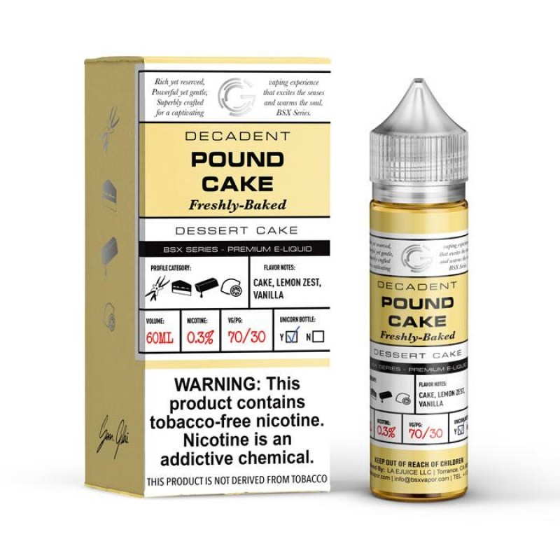 Pound Cake by Glas BSX Series 60ml