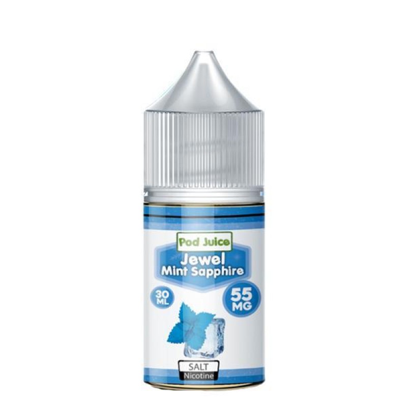 Jewel Mint Sapphire Salt by POD JUICE E-Liquid 30m...