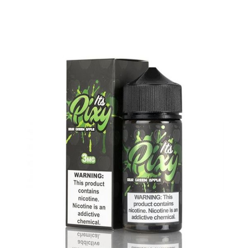 Sour Green Apple by It's Pixy E-Liquid 100ml