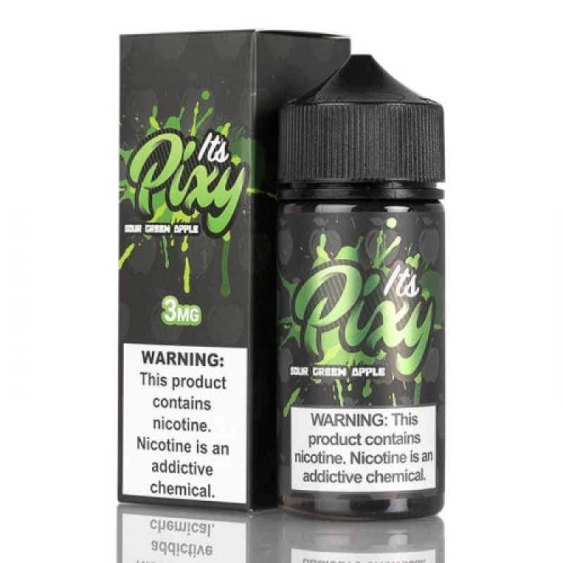 Sour Green Apple by It's Pixy E-Liquid 100ml