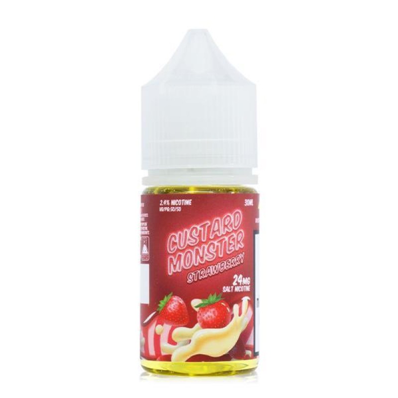 Strawberry Custard by Custard Monster Salts 30ml