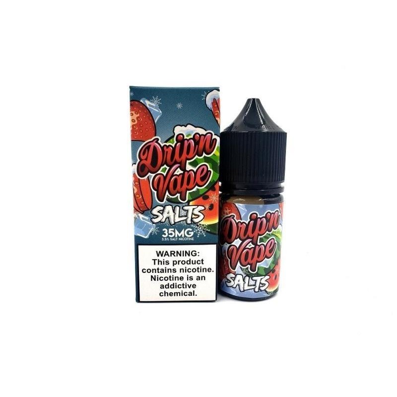 DRIP N VAPE SALTS | Strawberry Melon on Ice 30ML e...