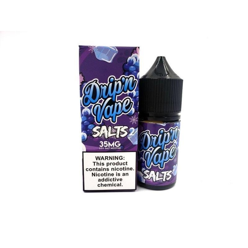 DRIP N VAPE SALTS | Grape It Up on Ice 30ML eLiqui...