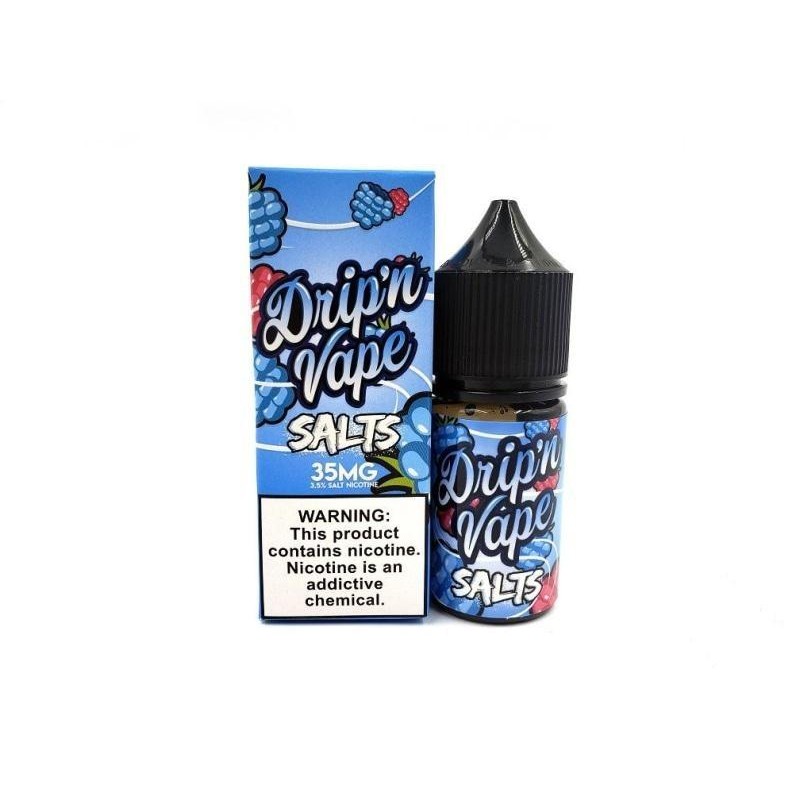 DRIP N VAPE SALTS | Blue Razz Slush 30ML eLiquid