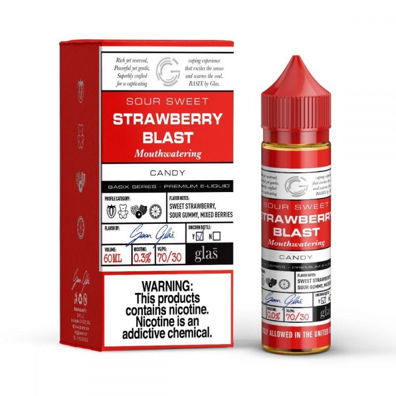 Strawberry Blast by Glas BSX Series 60ml