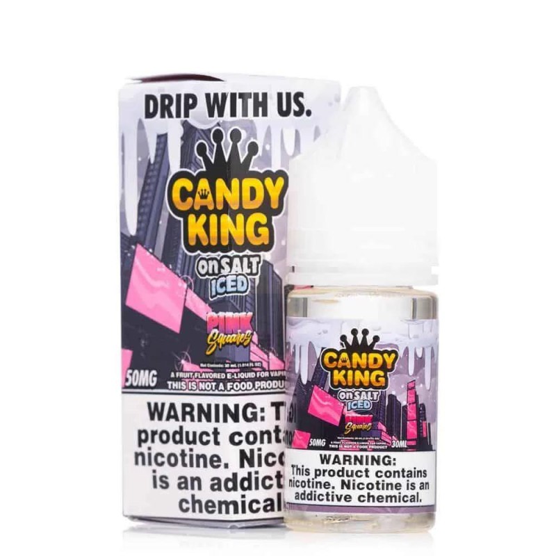 Pink Squares by Candy King On ICE Salt 30ml