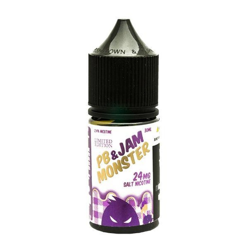 PB & Jam Grape by Jam Monster Salt Nicotine 30ml