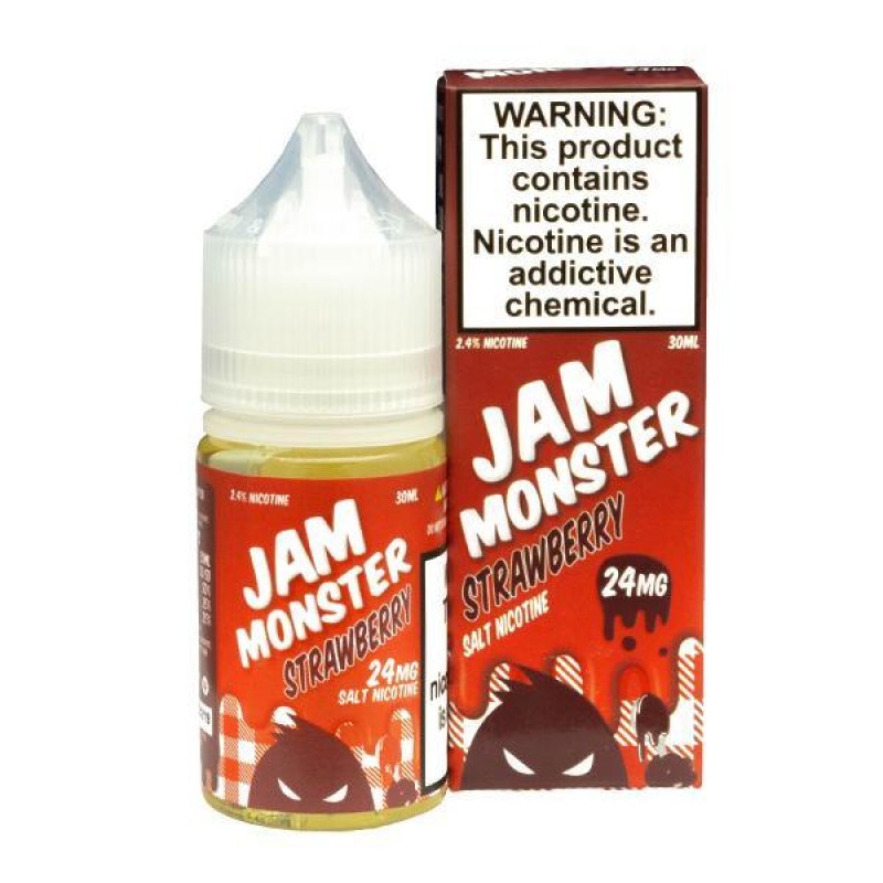 Strawberry by Jam Monster Salt Nicotine 30ml