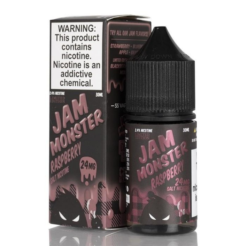 Raspberry by Jam Monster Salt Nicotine 30ml