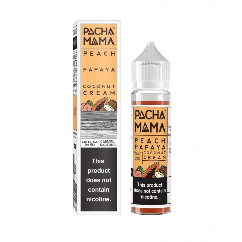 Peach Papaya Coconut Cream by Pachamama EJuice TFN...