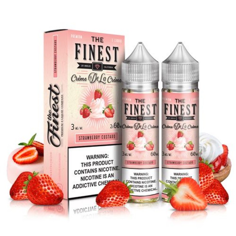 Strawberry Custard by Finest Creme De La Creme 120...