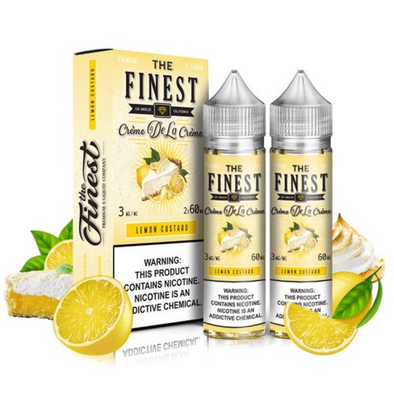 Lemon Custard by Finest Creme De La Creme 120ml