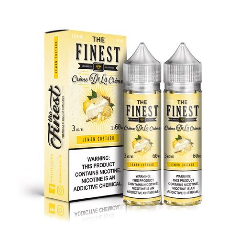 Lemon Custard by Finest Creme De La Creme 120ml