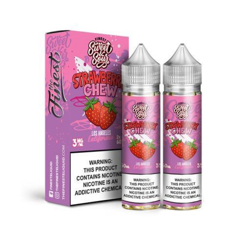 Strawberry Chew by Finest Sweet & Sour 120ML