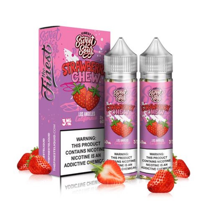 Strawberry Chew by Finest Sweet & Sour 120ML