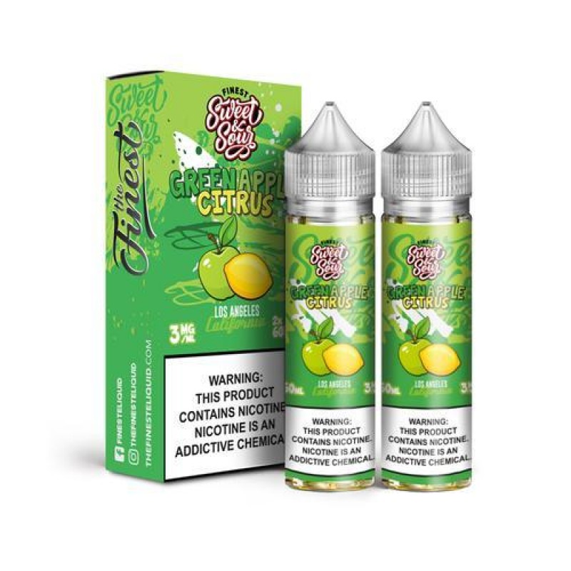 Green Apple Citrus by Finest Sweet & Sour 120ml