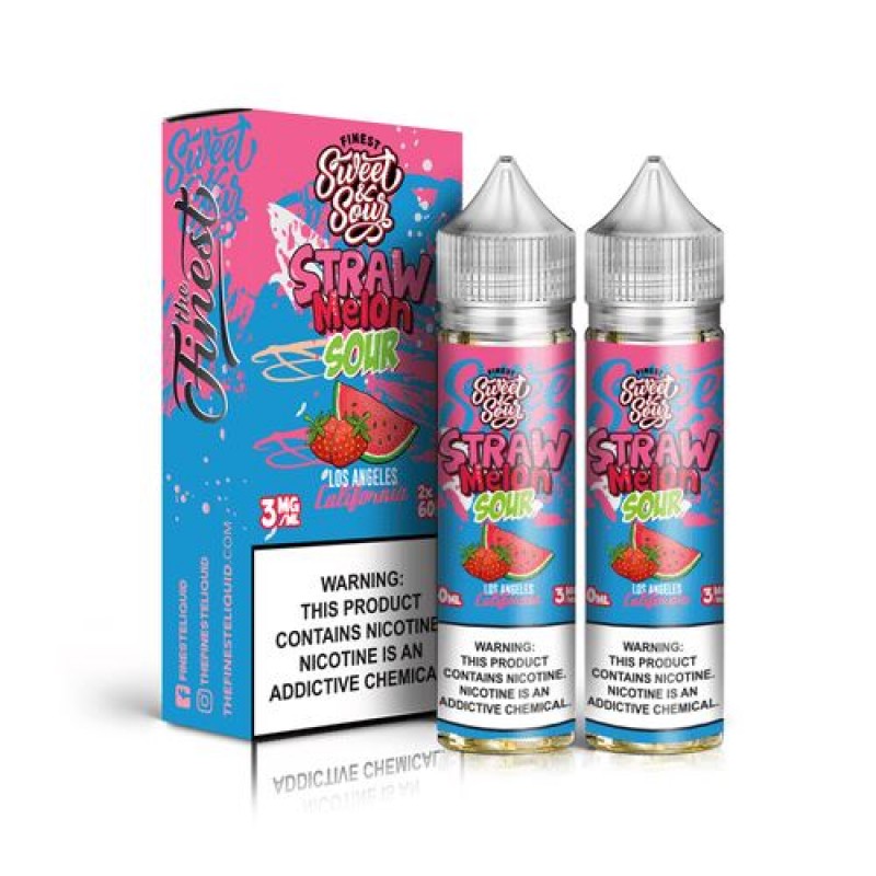 Straw Melon Sour by Finest Sweet & Sour 120ML