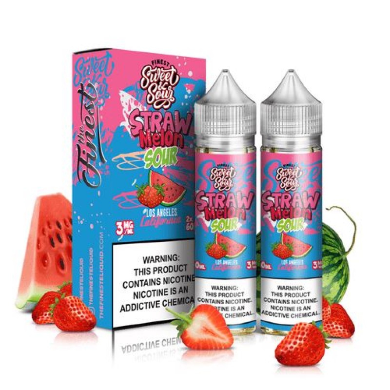 Straw Melon Sour by Finest Sweet & Sour 120ML