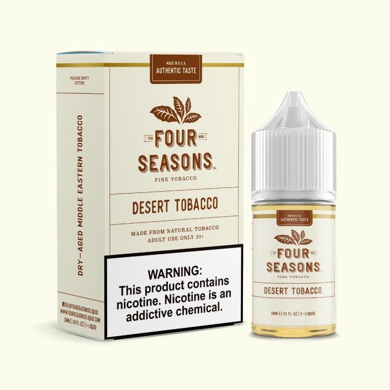 Desert Tobacco by Four Seasons Free Base 30ML