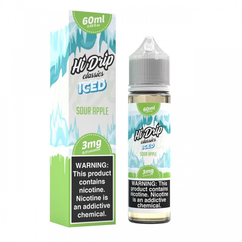 Sour Apple Iced by Hi-Drip Classics E-Liquid 60ML