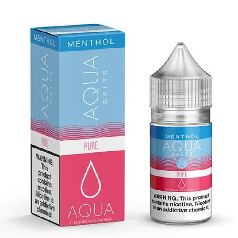 Pure Menthol by Aqua Synthetic Nicotine Salts 30ML