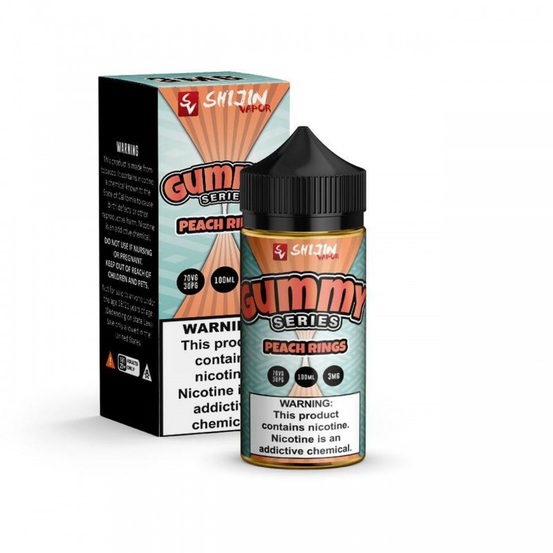 Peach Rings by Shijin Vapor Gummy Series E-Liquid ...