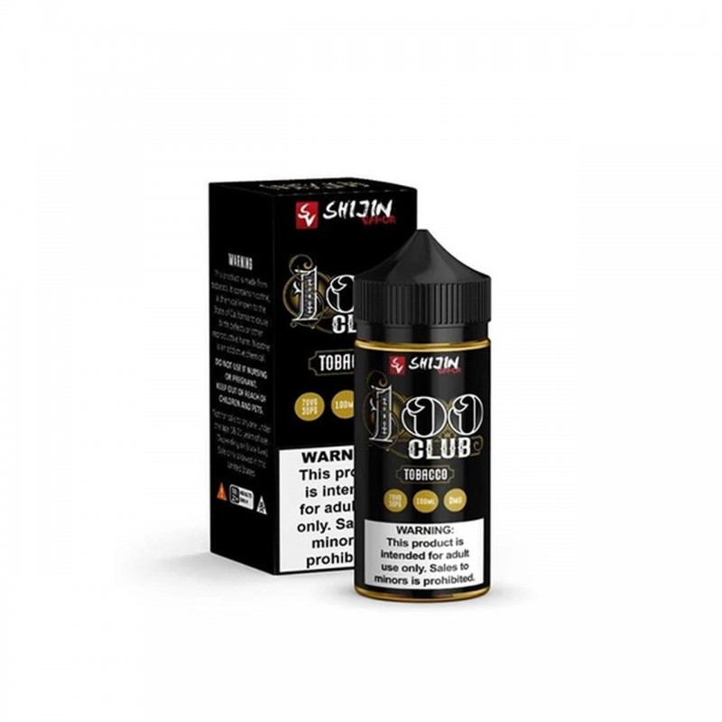 Tobacco by Shijin Vapor 100 Club E-Liquid 100ml