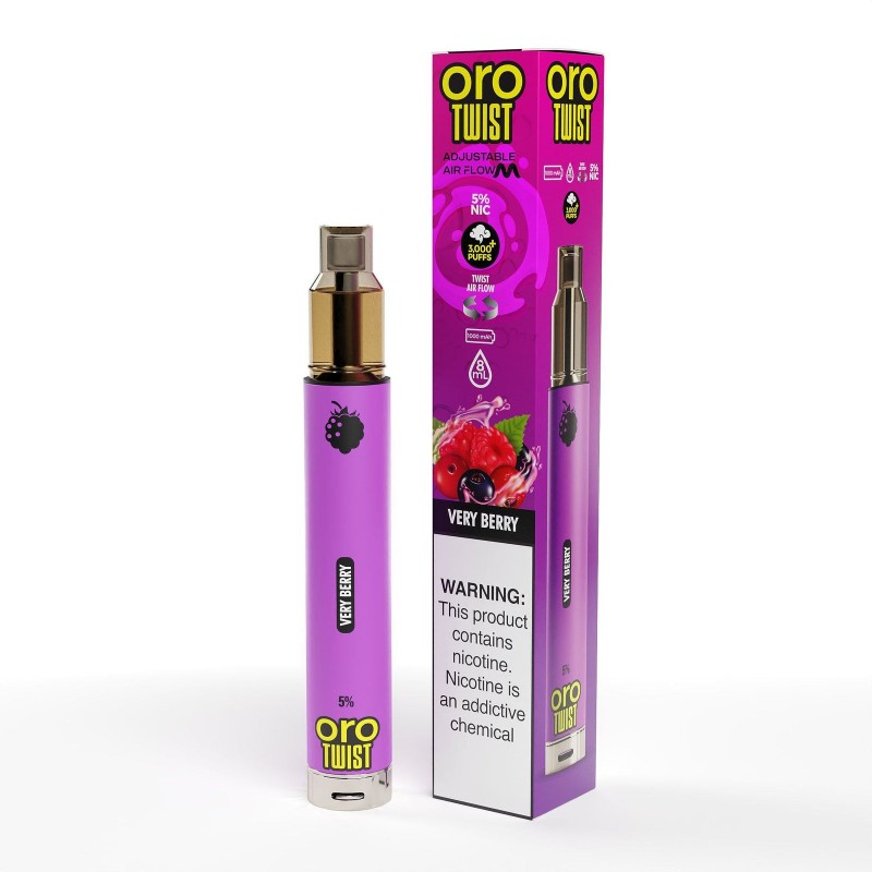 Twist Oro Flow Disposable 3000 Puffs - Individual