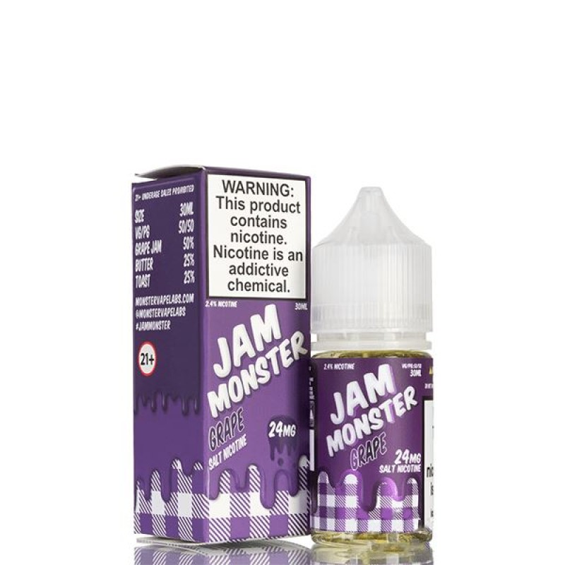 Grape By Jam Monster Salts E-Liquid