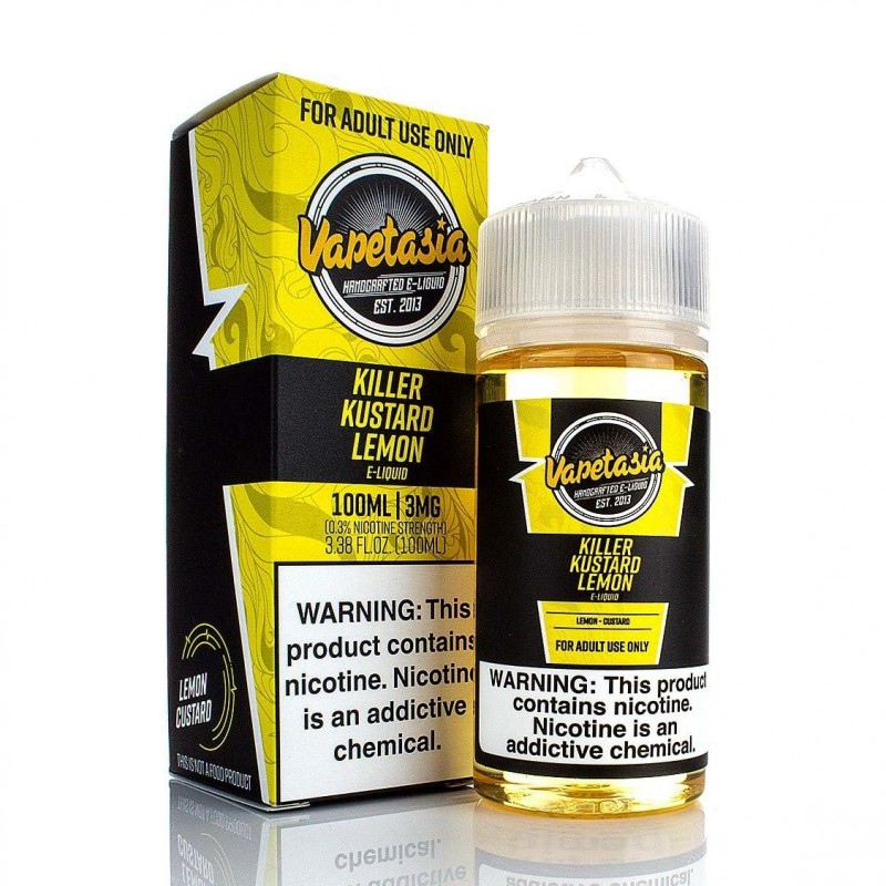 Vapetasia 100mL - Killer Kustard Lemon 00mg