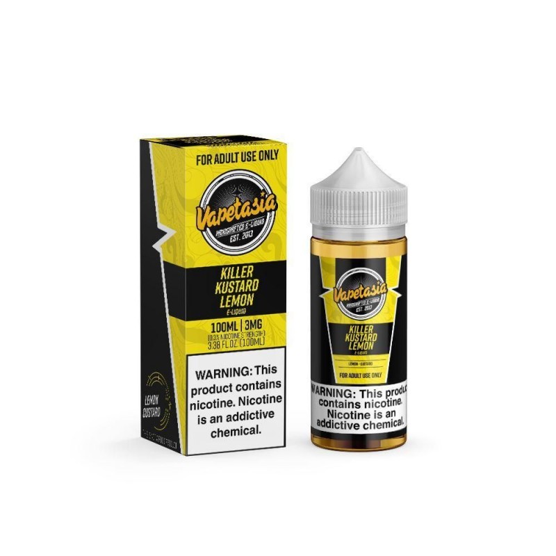 Vapetasia 100mL - Killer Kustard Lemon 00mg