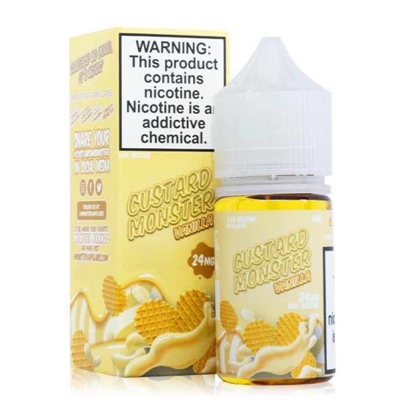 Vanilla Custard by Custard Monster Salts 30ml