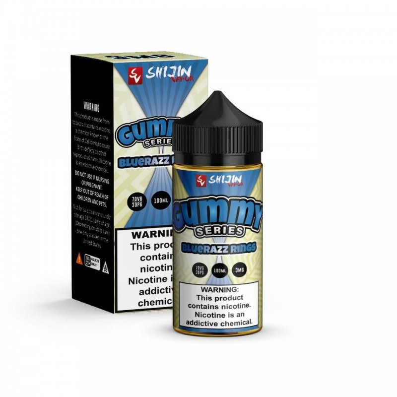 Bluerazz Rings by Shijin Vapor Gummy Series E-Liqu...