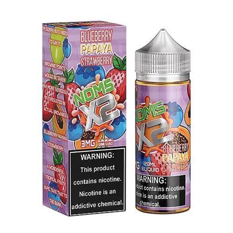 Blueberry Papaya Strawberry by NOMS X2 120ml