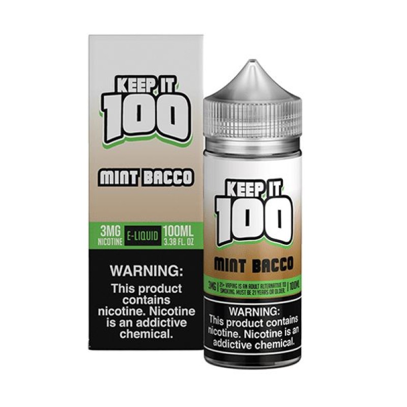 Mint Bacco by Keep It 100 TF-Nic Series 100mL