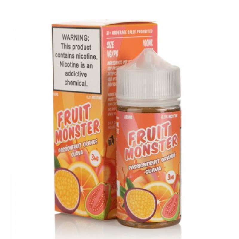 Passionfruit Orange Guava By Fruit Monster E-Liqui...