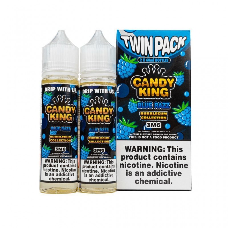 Blue Razz by Candy King Bubblegum 120ml