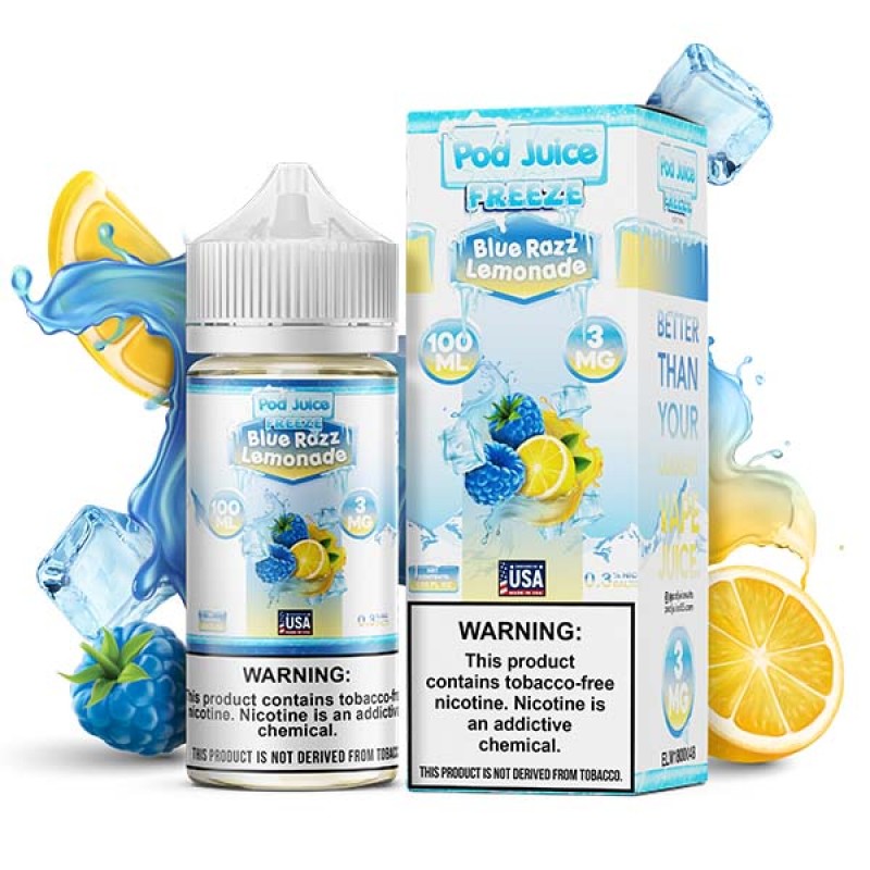 Blue Razz Lemonade Freeze  by Pod Juice TFN Series...