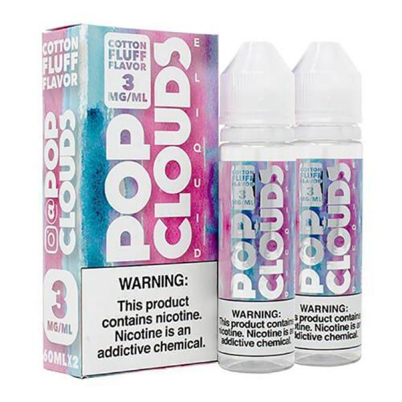 Cotton Candy (x2 60mL) by Pop Clouds TFN E-Liquid