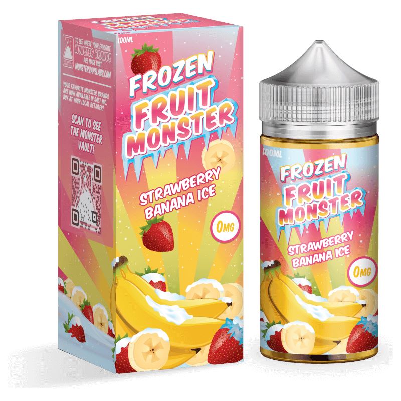 Strawberry Banana Ice by Jam Monster 100ml