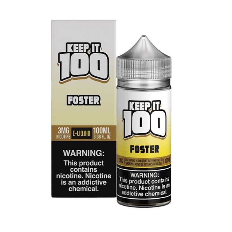 Foster by Keep It 100 Tobacco-Free Nicotine Series...