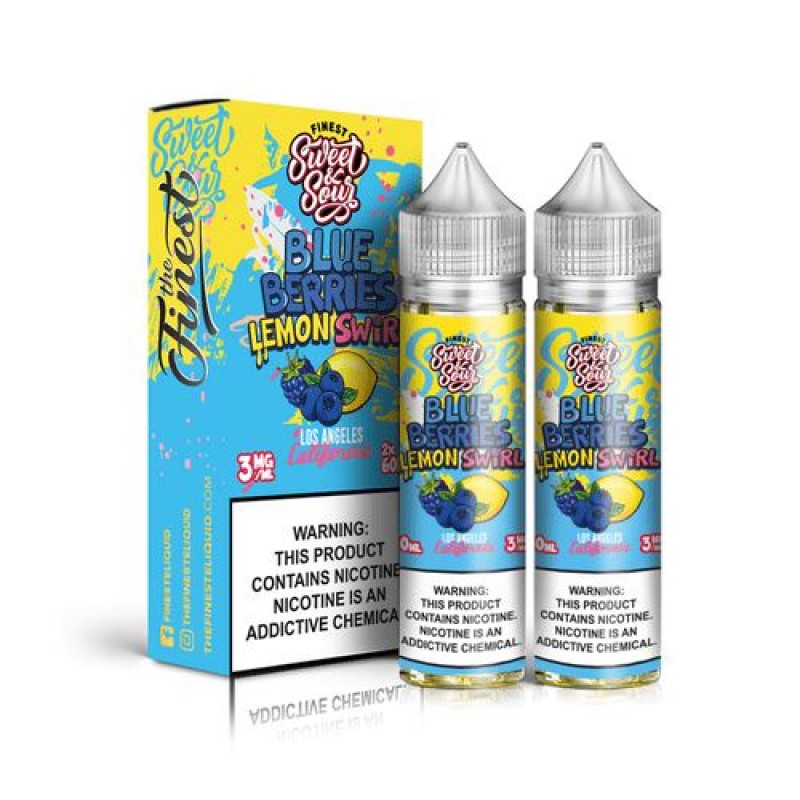 Blue Berries Lemon Swirl by Finest Sweet & Sour 120ML