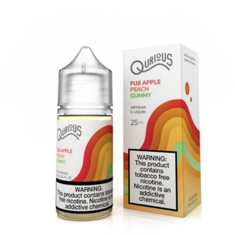 Fuji Apple Peach Gummy by Qurious Synthetic Salt 3...