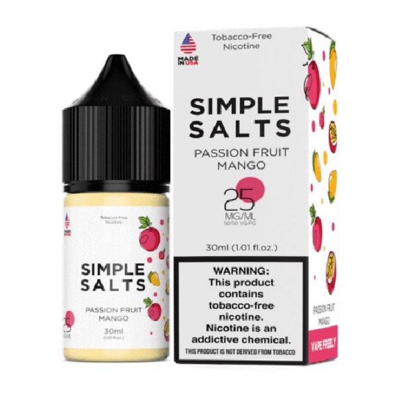 Passion Fruit Mango by Simple Salts E-Liquid