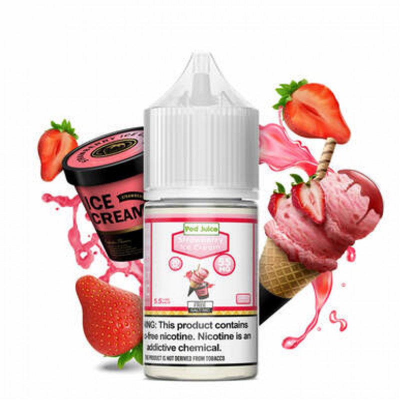 Strawberry Ice Cream by Pod Juice Salts Series 30m...